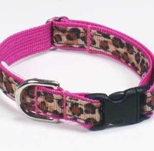 Pink Safari Dog Collar
