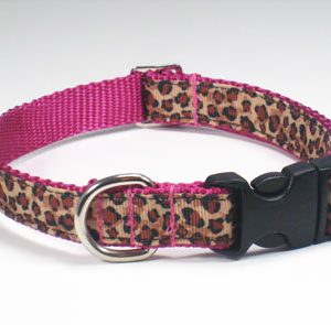 Pink Safari Dog Collar
