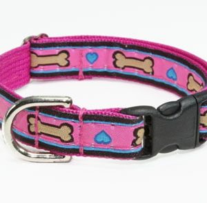 Pink Puppy Love Dog Collar