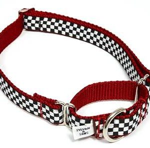 Motor Speedway Red Martingale Dog Collars