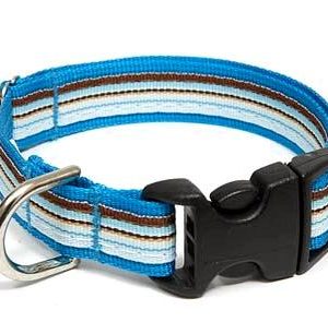 Retro Blue Ice Dog Collar