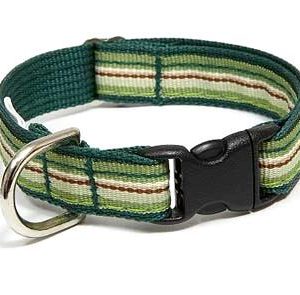 Retro Wintergreen Mint Dog Collar